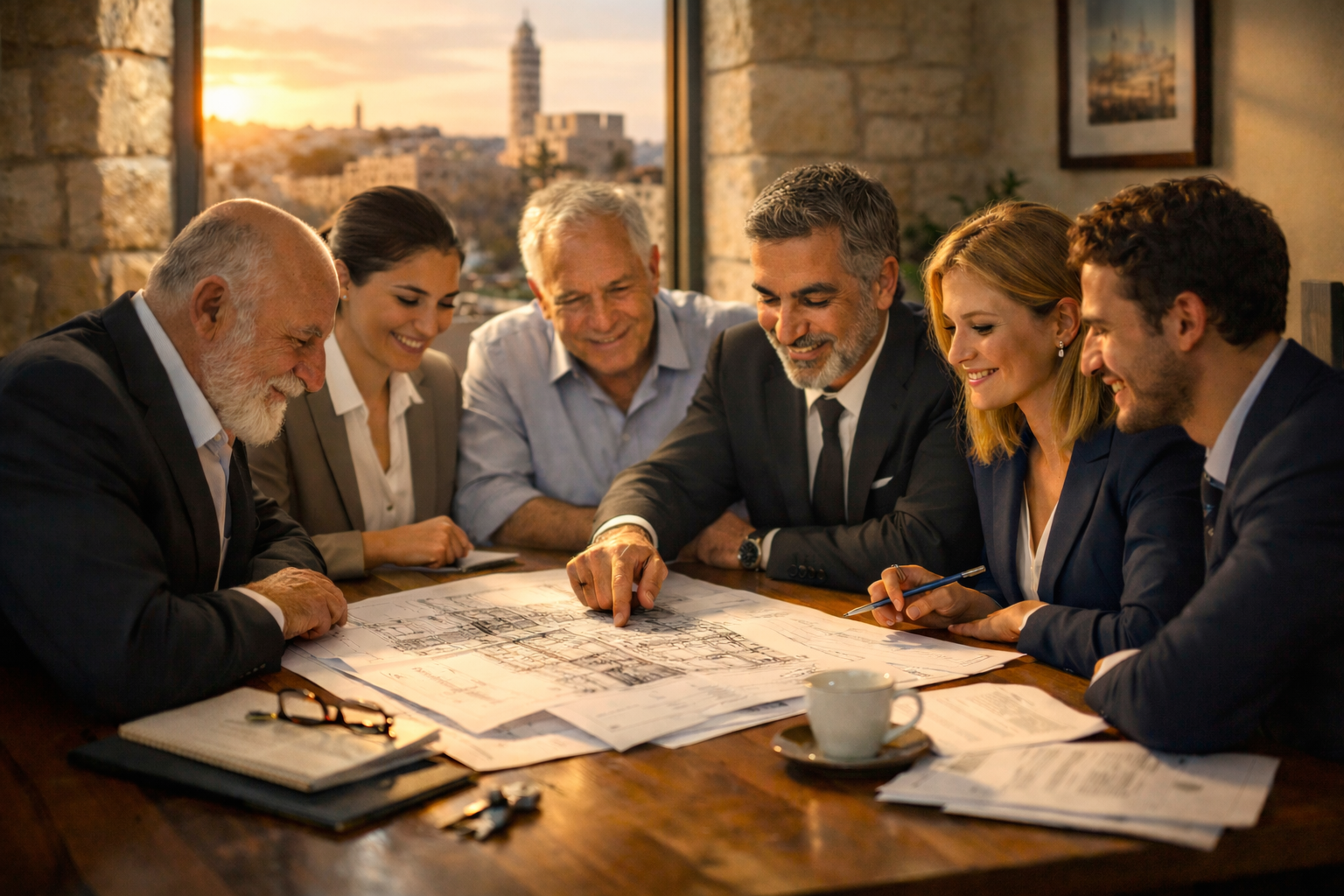 הקמת עמותה חברתית חדשה בירושלים נוף חומות העיר העתיקה