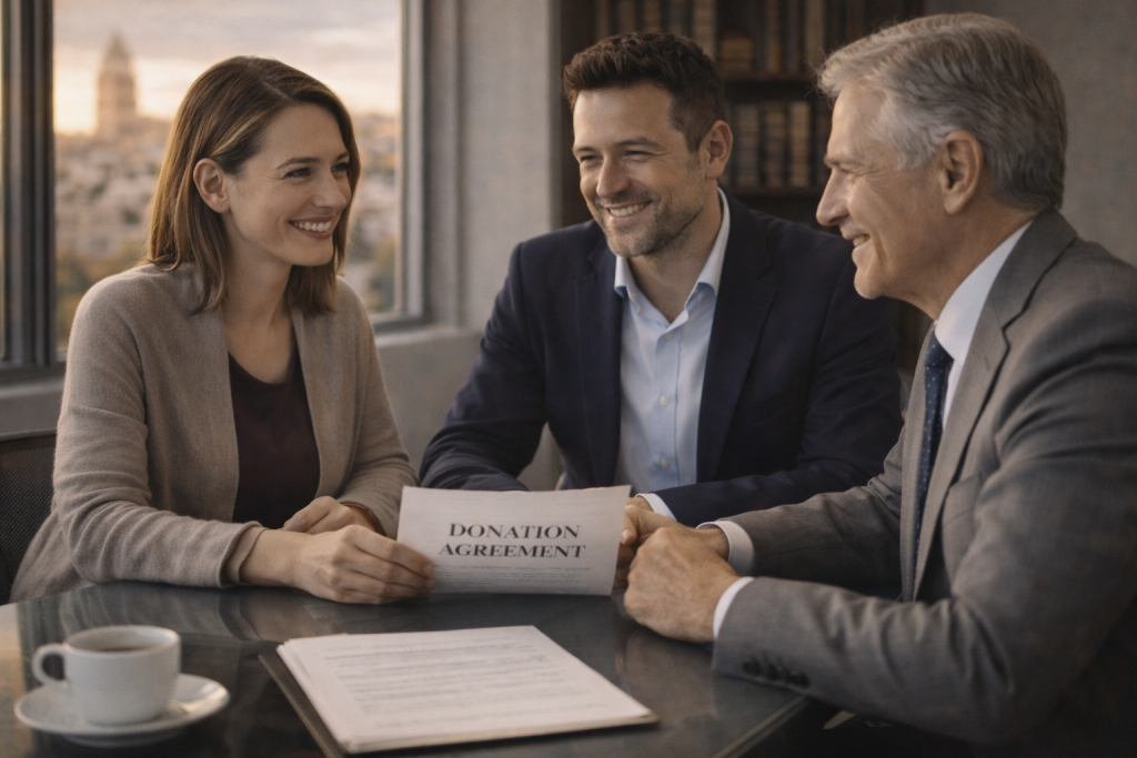 ייעוץ משפטי לעמותות אנגלית תרומות