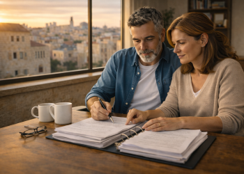 זוג צעיר מתכנן את העתיד ומבטיח שליטה באמצעות ייפוי כוח מתמשך